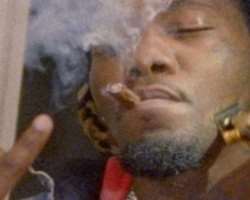 Offset (Rapper) smoking
